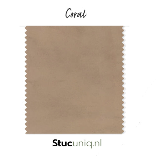 Kleurstaal Kurkstuc Coral