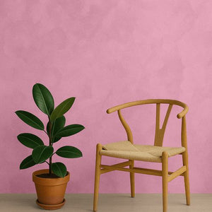 Korqpaint Fawn in een interieur