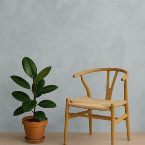 Korqpaint Loft grey in een interieur