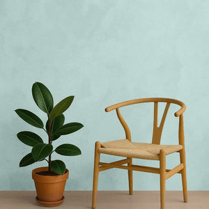Korqpaint Moss in een interieur
