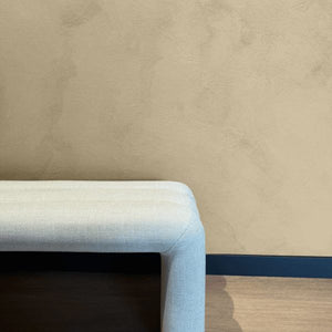 Korqpaint Olive op de muur