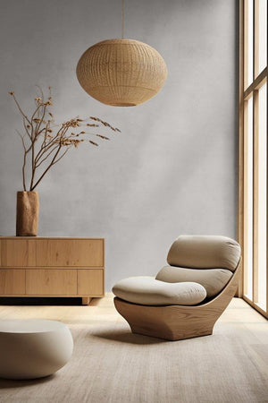Korqstuc Dark grey in een interieur
