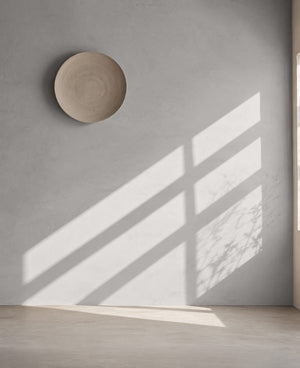 Korqstuc Dark grey op de muur