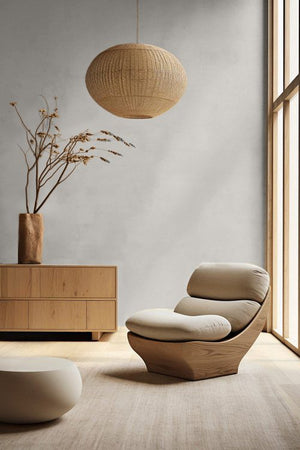 Korqstuc Grain in een interieur