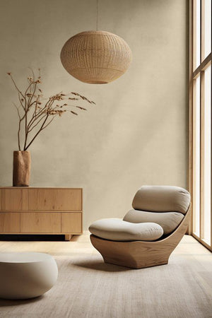 Korqstuc Linen in een interieur